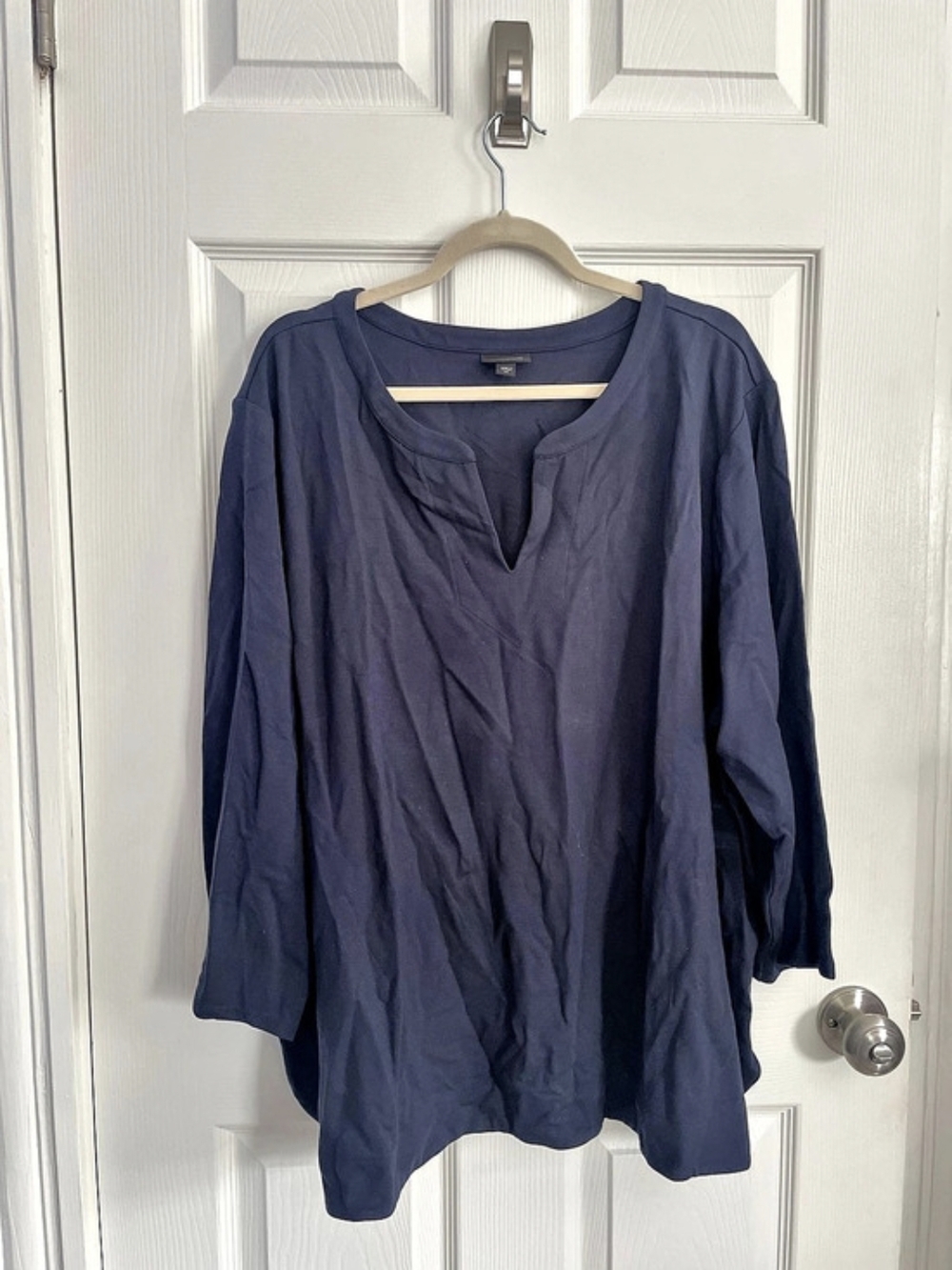 J Jill Long Sleeve Tunic in Blue
